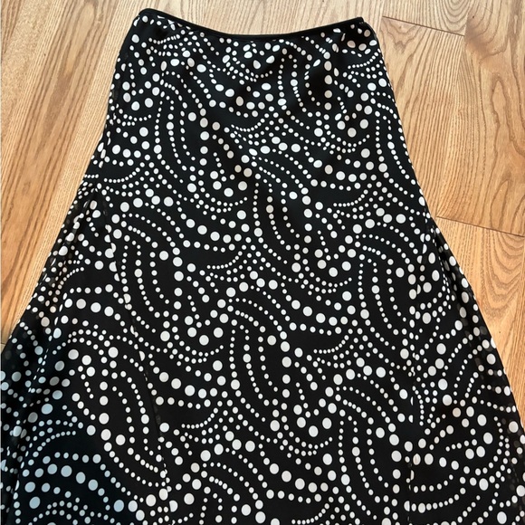 Vintage Polka Dots Flowy Skirt - Picture 2 of 6